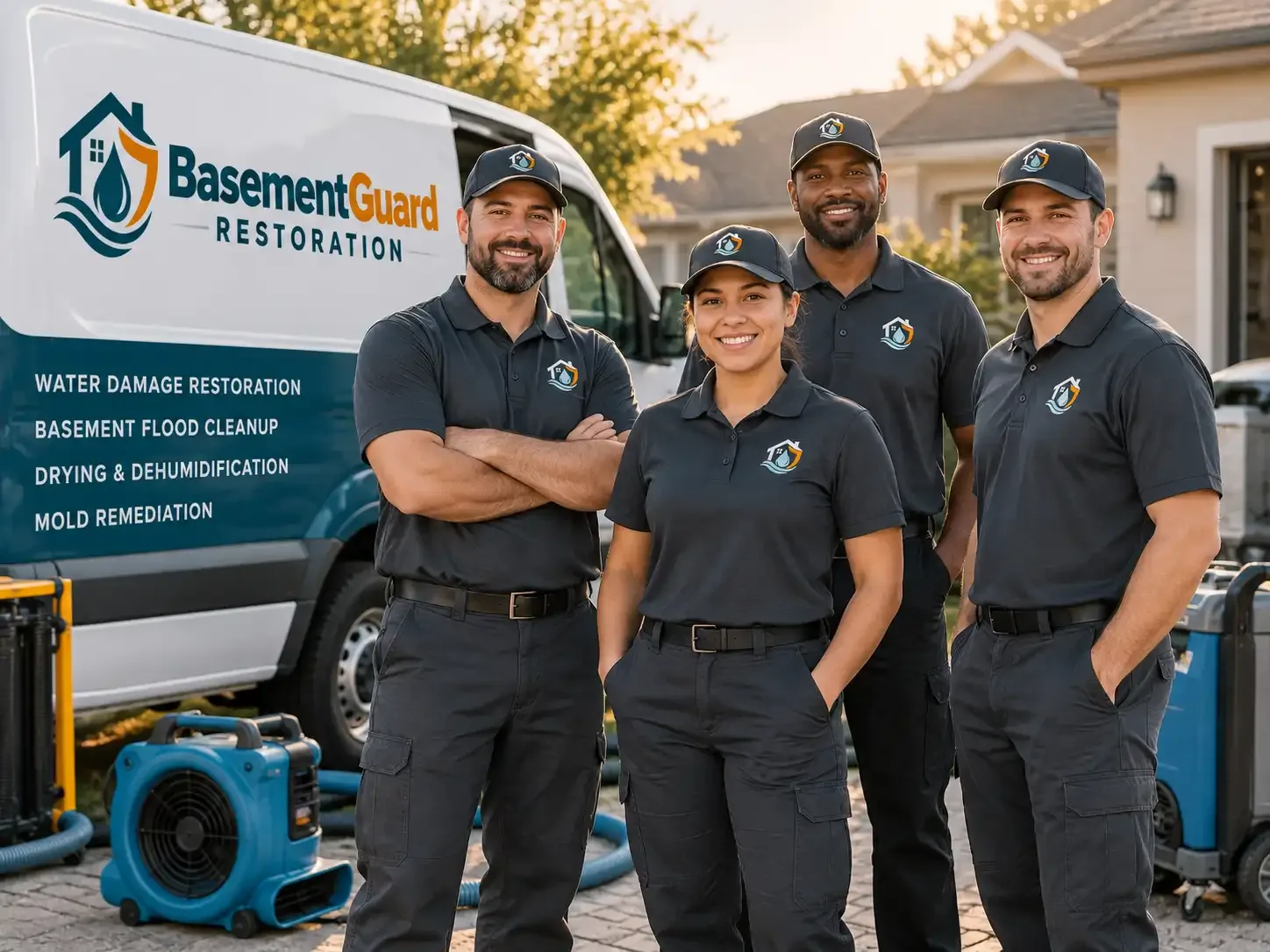 Basement Water Damage Restoration company in Linwood, MI